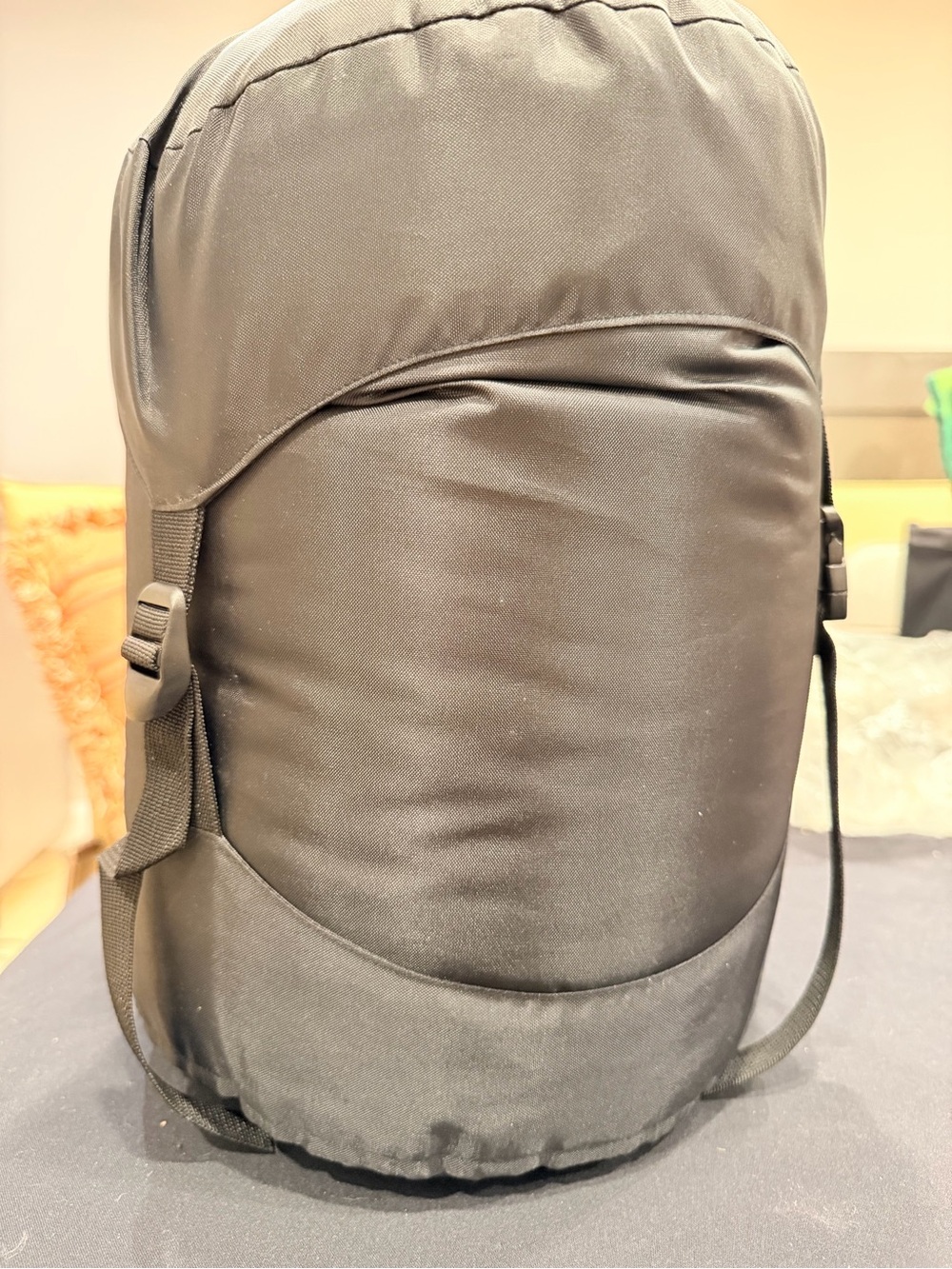 Black Men's Travel Backpack - Sleek Everyday Pack